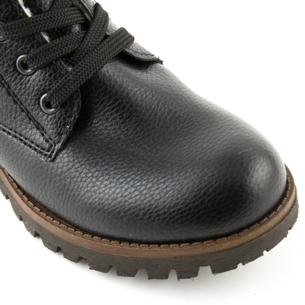 Aulinukai moterims Rieker 785M7-00, juodi цена и информация | Aulinukai, ilgaauliai batai moterims | pigu.lt