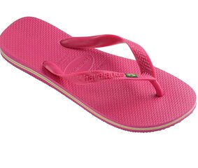 Šlepetės mergaitėms Havaianas 4000032.8910.334, rožinės kaina ir informacija | Šlepetės, kambario avalynė vaikams | pigu.lt