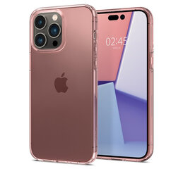 "Spigen Crystal Flex" "Apple iPhone 14 Pro Max Rose Crystal" dėklas, rožinis permatomas цена и информация | Чехлы для телефонов | pigu.lt