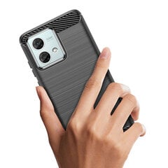 Карбоновый чехол для Motorola Moto G84 - черный цена и информация | Чехлы для телефонов | pigu.lt