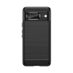 „Carbon“ твердый силиконовый чехол (TPU) - черный (Galaxy S9+) цена и информация | Чехлы для телефонов | pigu.lt
