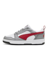Puma Обувь Rebound V6 Lo Jr White Grey Red 393833 09 393833 09/6 цена и информация | Детская спортивная обувь | pigu.lt