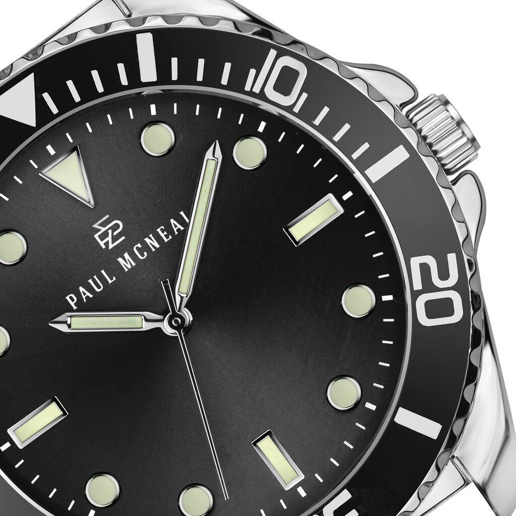 Laikrodis Paul McNeal PDH-BC001Q20S kaina ir informacija | Vyriški laikrodžiai | pigu.lt