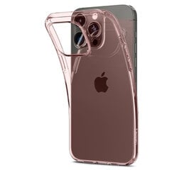 "Spigen Crystal Flex" "Apple iPhone 14 Pro Rose Crystal" dėklas, rožinis permatomas kaina ir informacija | Telefono dėklai | pigu.lt