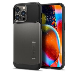 Spigen Slim Armor Apple iPhone 14 Pro Max Gunmetal, sidabro spalvos цена и информация | Чехлы для телефонов | pigu.lt