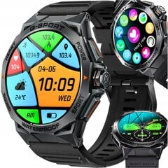Vess K62 Black kaina ir informacija | Išmanieji laikrodžiai (smartwatch) | pigu.lt
