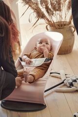 Детская кроватка Babybjörn Balance soft, 005089, светло-розовый/серый цвет цена и информация | Шезлонги и качели | pigu.lt