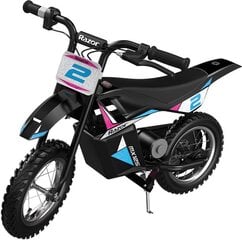 Vaikiškas bekelės motociklas su elektriniu varikliu Dirt Rocket MX125 Razor, Black/Pink цена и информация | Электромобили для детей | pigu.lt