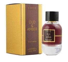 Парфюмированная вода Estiara Oud &amp; Amber Eau De Parfum EDP для мужчин/женщин, 100 мл цена и информация | Женские духи | pigu.lt