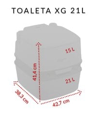 Nešiojamasis tualetas Thetford kaina ir informacija | Biotualetai | pigu.lt