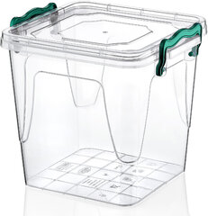 пластиковый контейнер, 3,7 л, с крышкой цена и информация | Посуда для хранения еды | pigu.lt