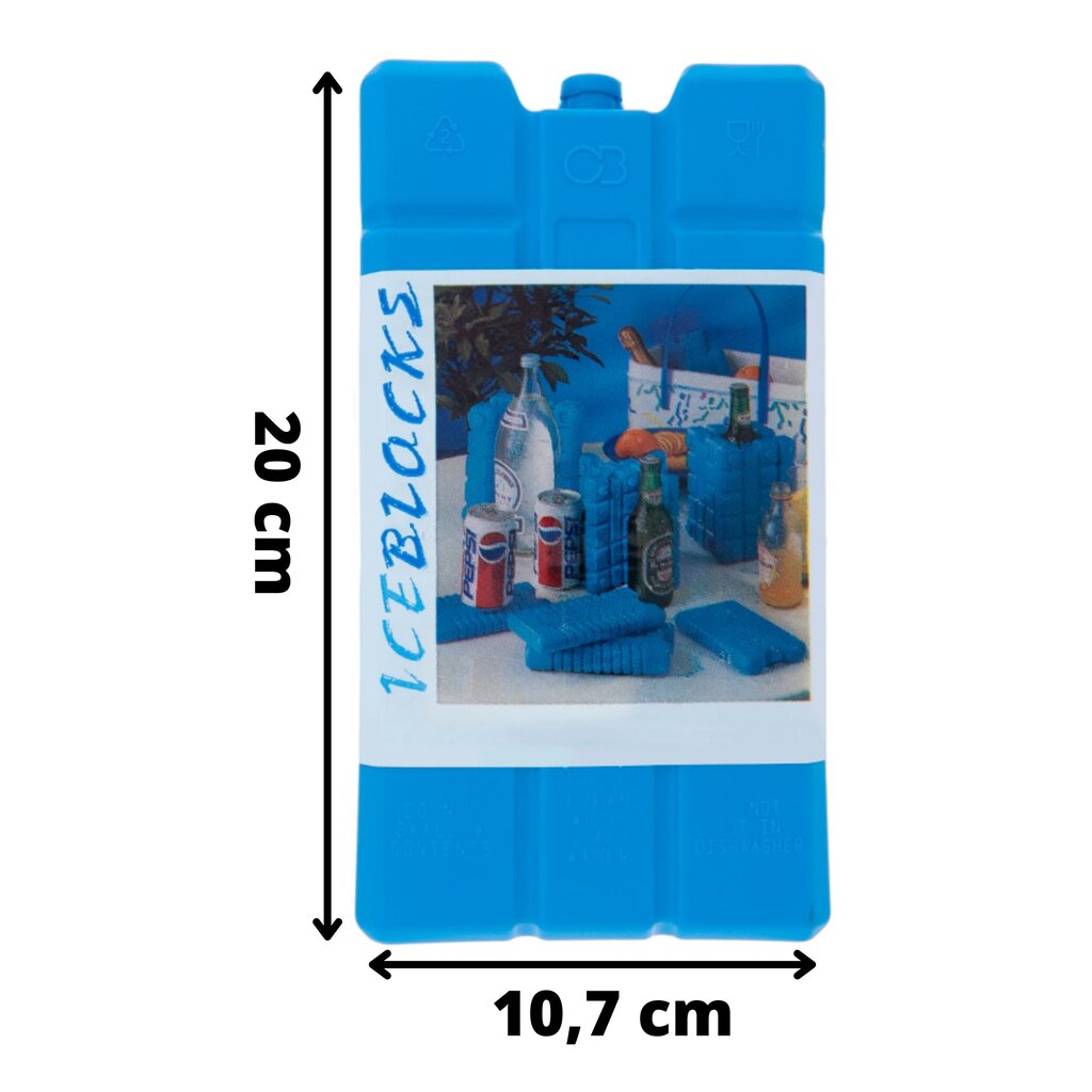 Šaldymo įdėklas turistiniams šaldytuvams Kamai, 750ml, mėlynas цена и информация | Šaltkrepšiai, šaltdėžės ir šaldymo elementai | pigu.lt