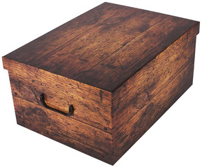 картонная коробка - maxi desk bronze цена и информация | Ящики для вещей | pigu.lt