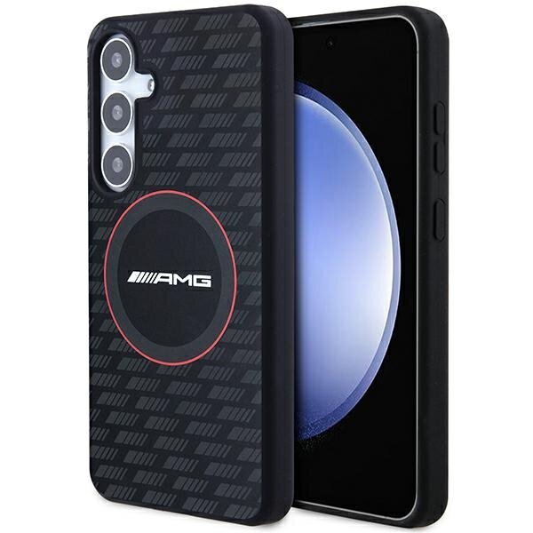 AMG Silicone Carbon Pattern Mag Hardcase kaina ir informacija | Telefono dėklai | pigu.lt