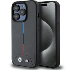 BMW BMHMP15L22PVTA iPhone 15 Pro 6.1" szary|grey hardcase M Quilted Tricolor MagSafe цена и информация | Чехлы для телефонов | pigu.lt