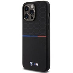 BMW BMHMP15X22SMPK iPhone 15 Pro Max 6.7" czarny|black hardcase M Silicone Pattern MagSafe цена и информация | Чехлы для телефонов | pigu.lt