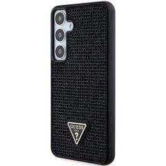 Guess GUHCS24MHDGPPK S24+ S926 czarny|black hardcase Rhinestone Triangle цена и информация | Чехлы для телефонов | pigu.lt