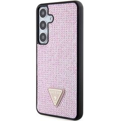 Guess GUHCS24MHDGPPP S24+ S926 różowy|pink hardcase Rhinestone Triangle цена и информация | Чехлы для телефонов | pigu.lt