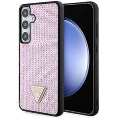 Guess GUHCS24MHDGPPP S24+ S926 różowy|pink hardcase Rhinestone Triangle цена и информация | Чехлы для телефонов | pigu.lt