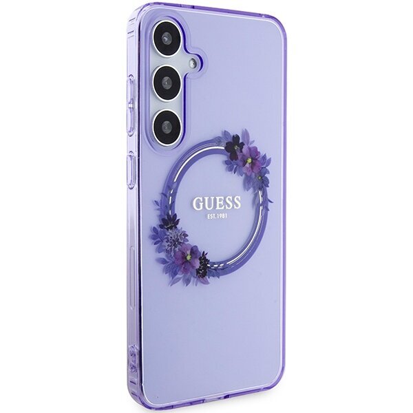 Guess IML Flowers Wreath Mag Hardcase kaina ir informacija | Telefono dėklai | pigu.lt