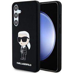 Karl Lagerfeld KLHCS24MSNIKBCK S24+ S926 hardcase czarny|black Silicone Ikonik цена и информация | Чехлы для телефонов | pigu.lt