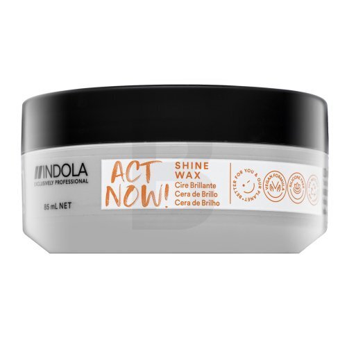Plaukų vaškas Indola Act Now Shine wax, 85 ml цена и информация | Plaukų formavimo priemonės | pigu.lt