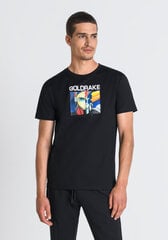 Marškinėliai vyrams Antony Morato 35388-7, juodi kaina ir informacija | Vyriški marškinėliai | pigu.lt