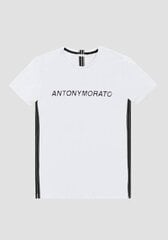 МУЖСКАЯ ФУТБОЛКА ANTONY MORATO, БЕЛАЯ 35408-7 цена и информация | Мужские футболки | pigu.lt