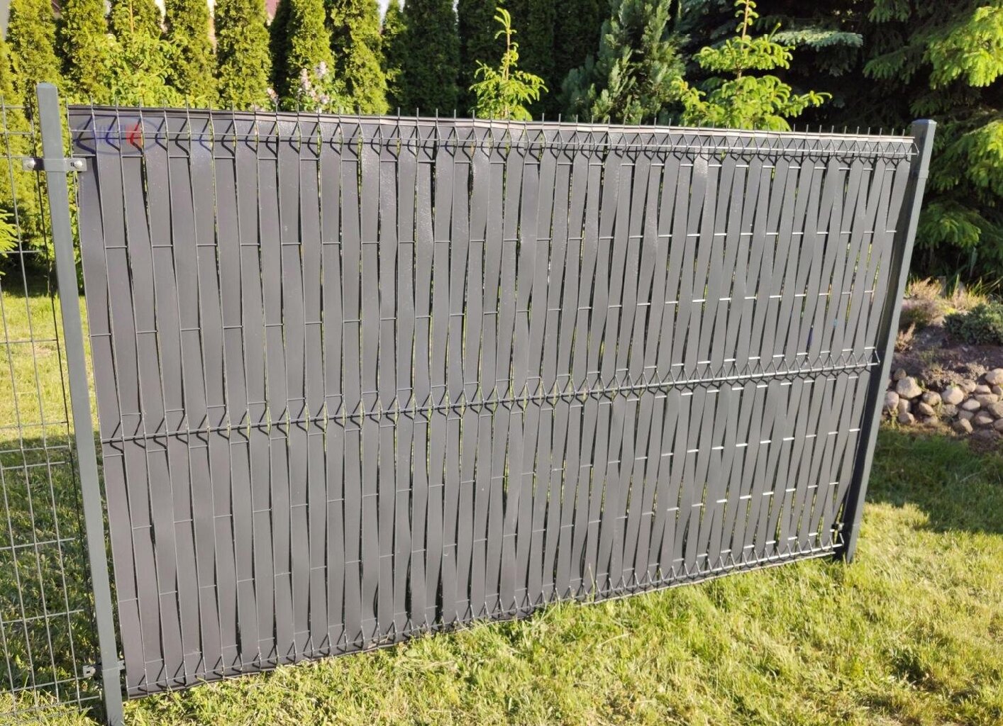 Tvoros juosta Palisada RAL6005 46 mm kaina ir informacija | Tvoros ir jų priedai | pigu.lt