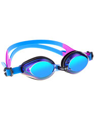 Plaukimo akiniai Mad Wave Aqua Rainbow, įvairiaspalviai kaina ir informacija | Plaukimo akiniai | pigu.lt