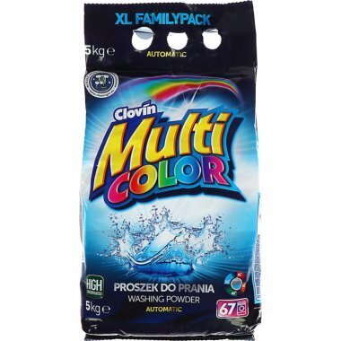 Clovin skalbimo milteliai Multi Color, 67 skalbimai, 5 kg kaina ir informacija | Skalbimo priemonės | pigu.lt