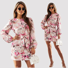 Платье женское Reina, розовое цена и информация | Платья | pigu.lt
