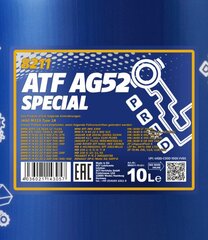 Mannol ATF AG52 Automatic Special, 10 л цена и информация | Другие масла | pigu.lt