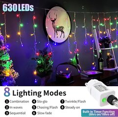 Girlianda 630 LED, 15m kaina ir informacija | Girliandos | pigu.lt