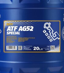 Mannol ATF AG52 Automatic Special, 20 л цена и информация | Другие масла | pigu.lt