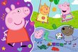 Dėlionė Trefl Meet Happy Peppa Pig, 15 d. kaina ir informacija | Dėlionės (puzzle) | pigu.lt