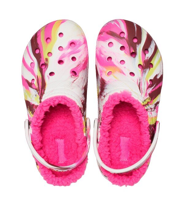 Šlepetės mergaitėms Crocs 207773-6RW, įvairių spalvų kaina ir informacija | Šlepetės, kambario avalynė vaikams | pigu.lt