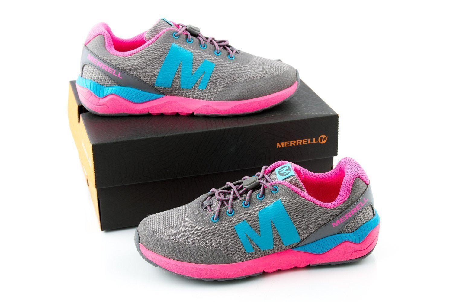 Sportiniai batai mergaitėms Merrell MC57388, pilki цена и информация | Sportiniai batai vaikams | pigu.lt