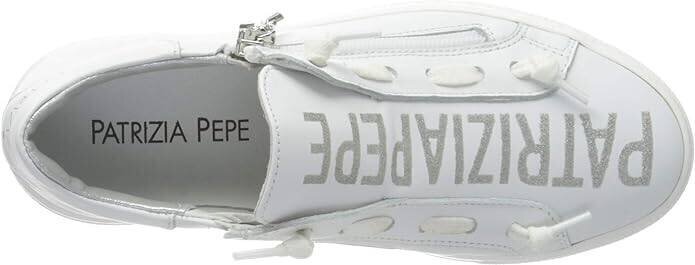 Sportiniai batai mergaitėms Patrizia Pepe PPJ50.30, balti kaina ir informacija | Sportiniai batai vaikams | pigu.lt