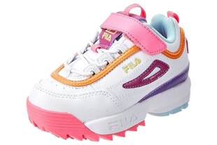 Sportiniai batai mergaitėms Fila FFK0034.13153, balti цена и информация | Детская спортивная обувь | pigu.lt