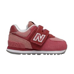 Sportiniai batai mergaitėms New Balance IV574WT1, raudoni kaina ir informacija | Sportiniai batai vaikams | pigu.lt