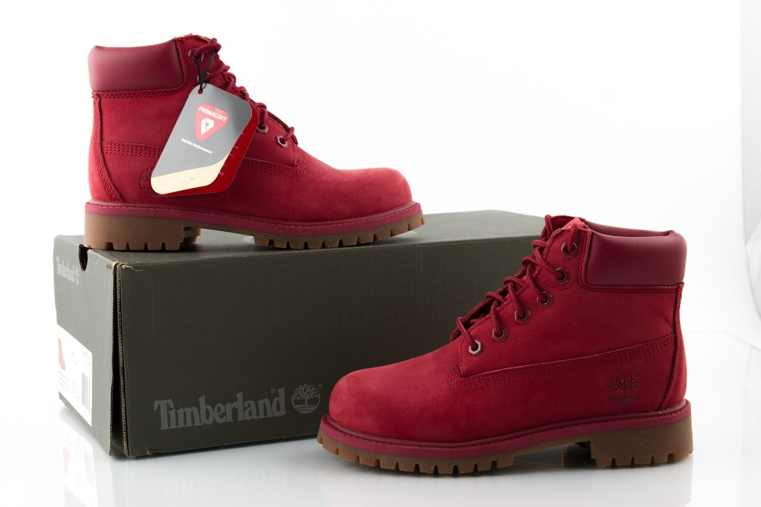 Aulinukai mergaitėms Timberland A14TE 626, raudoni kaina ir informacija | Aulinukai vaikams | pigu.lt