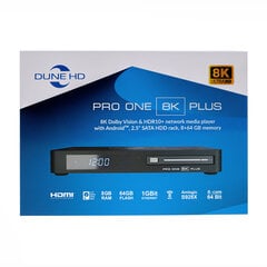 Dune HD ProOne8KPlus цена и информация | Мультимедийные проигрыватели | pigu.lt
