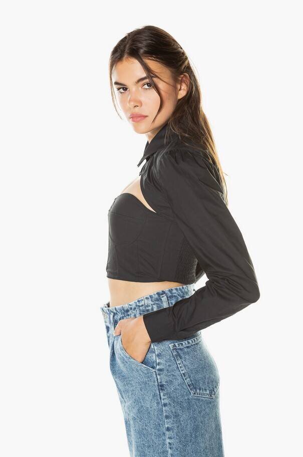 Palaidinė moterims Pepe Jeans Dua Lipa PL303813 999, juoda kaina ir informacija | Palaidinės, marškiniai moterims | pigu.lt