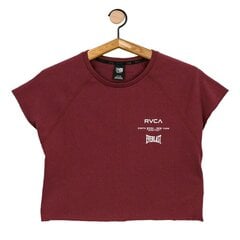 Marškinėliai moterims RVCA W4TPWF RVP1 841, raudoni kaina ir informacija | RVCA Apranga, avalynė, aksesuarai | pigu.lt