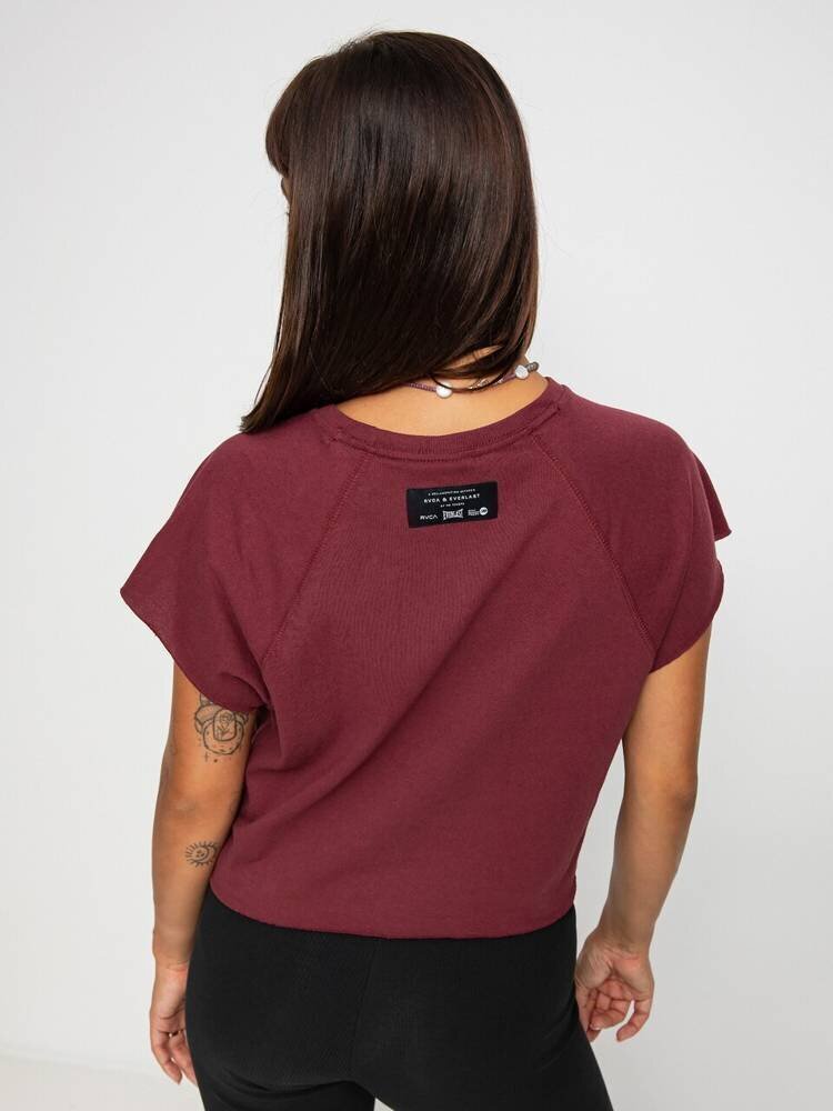 Marškinėliai moterims RVCA W4TPWF RVP1 841, raudoni kaina ir informacija | Marškinėliai moterims | pigu.lt