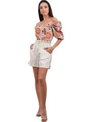 Palaidinė moterims Pepe Jeans PL303692, oranžinė kaina ir informacija | Palaidinės, marškiniai moterims | pigu.lt