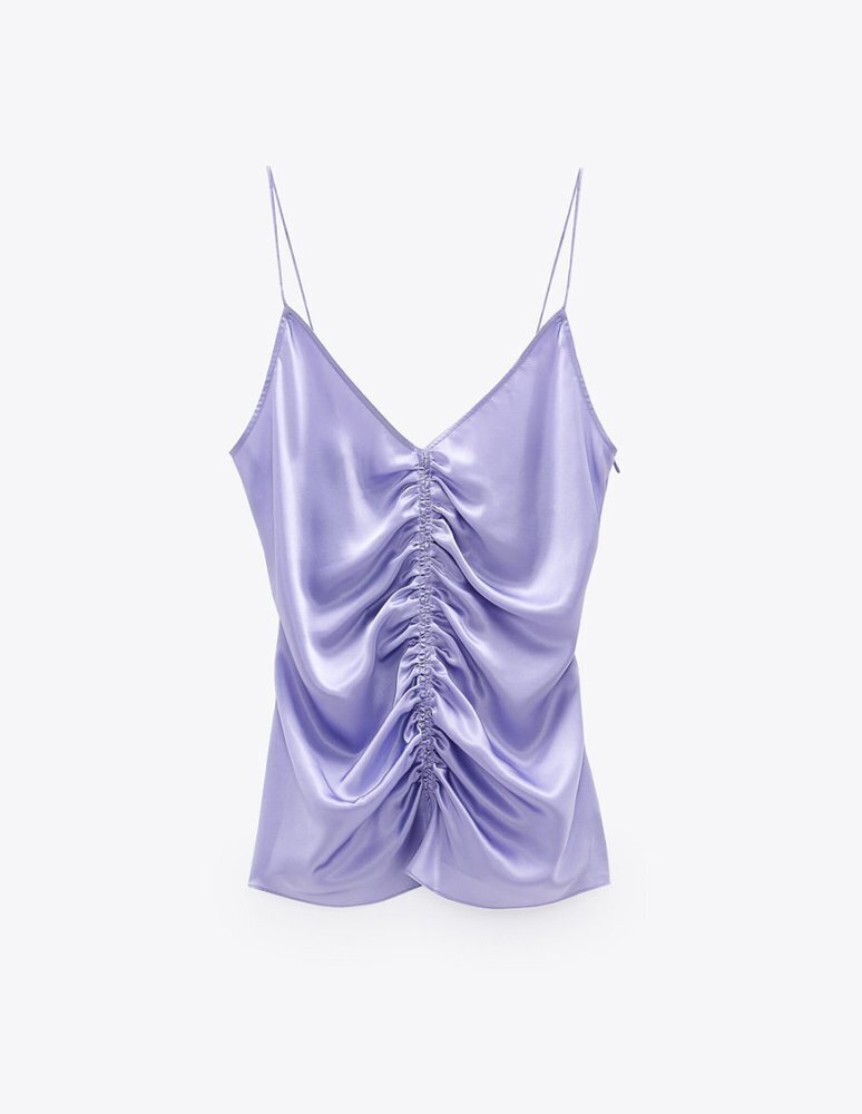 Palaidinė moterims Zara 2731/078/629, violetinė kaina ir informacija | Palaidinės, marškiniai moterims | pigu.lt