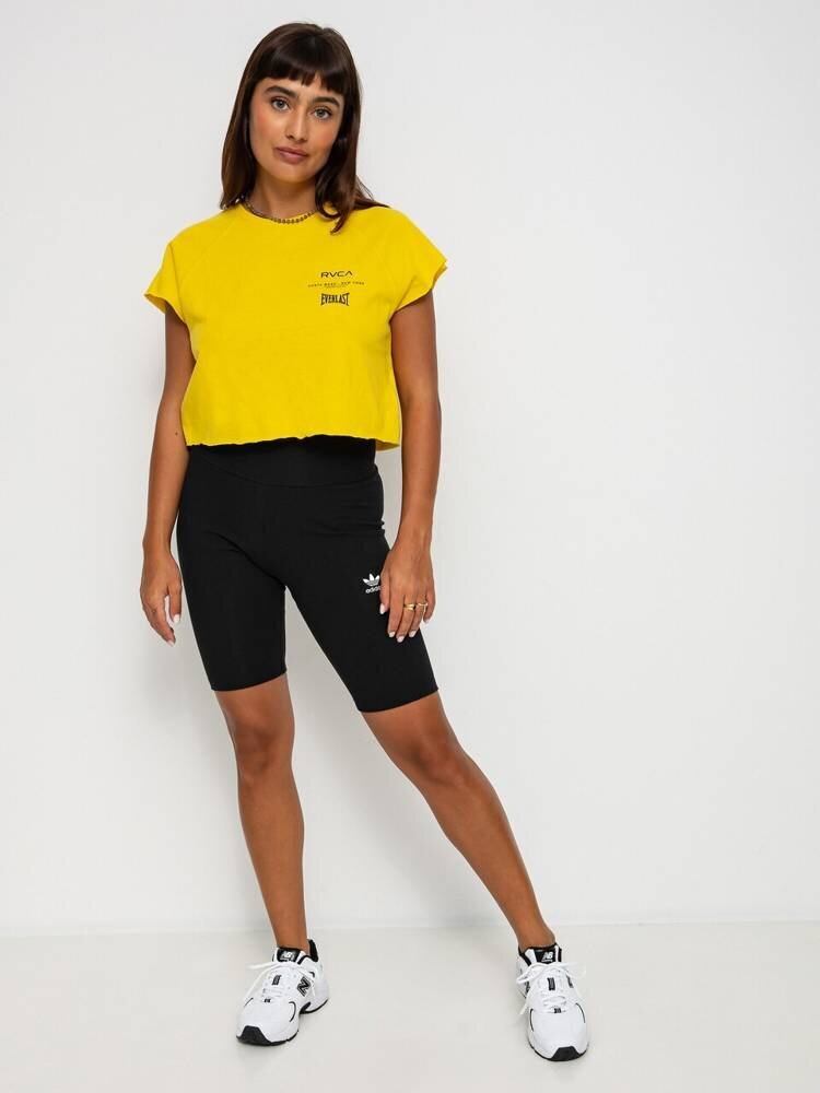 Marškinėliai moterims Rvca W4TPWF RVP1 3444, geltona kaina ir informacija | Marškinėliai moterims | pigu.lt