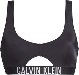 Calvin Klein maudymosi kostiumėlis moterims KW0KW00900 BEH, juodas kaina ir informacija | Maudymosi kostiumėliai | pigu.lt